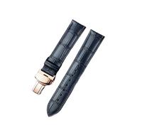TROGPYXG Leather Strap Compatible With Tissot Le Locle T41 T006 PRC200 Watch Wrist Belt Bracelet 1853 Watchband Men 19MM 20MM 21MM 22MM(Blue-rose,21mm)