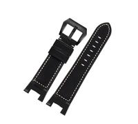 TROGPYXG Modified Silicone Strap Compatible With Casio PROTREK Series Mountaineering PRW-7000 PRW-7000FC Rubber Watch Strap Wristband(B-black)