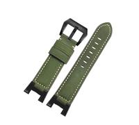 TROGPYXG Modified Silicone Strap Compatible With Casio PROTREK Series Mountaineering PRW-7000 PRW-7000FC Rubber Watch Strap Wristband(B-green)