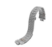 TROGPYXG Modified Watch Strap Solid Stainless Steel Compatible With Casio GST B400 Series Metal Watchband Men's Watch Accessories(Titanium watch band)