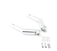 TROGPYXG Motorbike Foot Rest Peg Mount Footrest Bracket Compatible With Harley V-Rod Muscle Night Rod VRSC Special(Chrome Silver)