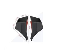 TROGPYXG Motorcycle Fixed Wing Spoiler Fairing Compatible With BMW S1000RR 2019-2022 ABS Plastic Front Aerodynamic Winglets Side Wing Protection Kit(White)