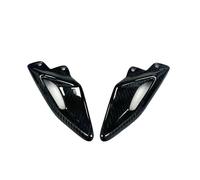 TROGPYXG Pure Dry Carbon Fiber Compatible With Street Triple 660 765 R RS 2016-2021 2022 Motorcycle Heel Guard Plates Foot Rests(A)