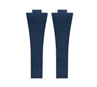 TROGPYXG Quick Release Watch Band Compatible With Tissot PRX Series 11mm 12mm T137.407/T137.410 Super Player Fluororubber FKM Watch Strap Bracelet(Blue NoBuckle,12mm)