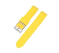 TROGPYXG Replacement 20mm Curved Silicone Strap Compatible With Omega X Swatch Moonswatch Planet Series Style Watch Band(Beige)