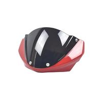 TROGPYXG Smoke Windshield Deflector With Bracket Mounting Screws Compatible With DUCATI MONSTER 797 821 1200S 2018-2021(1)