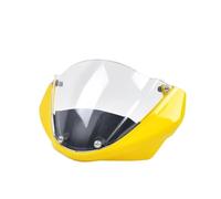 TROGPYXG Smoke Windshield Deflector With Bracket Mounting Screws Compatible With DUCATI MONSTER 797 821 1200S 2018-2021(4)