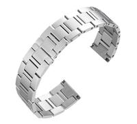 TROGPYXG Solid Stainless Steel Watch Bracelet Compatible With Hermès H Hour HH1.210 501 Compatible With CARTIER SOLO LOUIS Wristbands Strap(20mm)