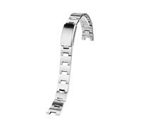 TROGPYXG Steel Wristband Compatible With Casio Women's Strap LTP-1241D-4A Series Cherry Blossom Pink Fashion Precision 14mm Bracelet