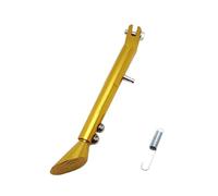 TROGPYXG Upgraded Universal Adjustable Motorcycle Kickstand Side Support Stand Aluminum(Gold)