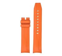 TROGPYXG Waterproof Fluororubber FKM Watch Strap Compatible With Tissot 1853 Seastar Series T120 21mm Curved Watch Band(GREEN BLUE)