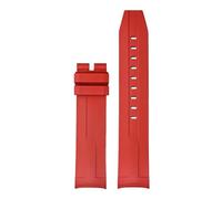 TROGPYXG Waterproof Fluororubber FKM Watch Strap Compatible With Tissot 1853 Seastar Series T120 21mm Curved Watch Band(Beige)