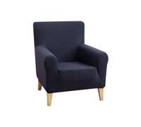 TroHollis Chair Covers,Dining Chair Covers Water Resistant Armchair Cover Elastic Recliner Couch Slipcover Protector All-inclusive Couch Cover Single Seat Sofa Cover(Navy)