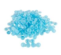 TroHollis Contact Lens Cases,Contact Lenses Case Box 100PCS Contact Lens Cases Holder Box Left/Right Eyes Container(Transparent Blue)