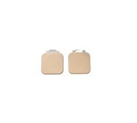 TroHollis Contact Lens Cases,Contact Lenses Case Box 10pcs Contact Lens Case Twin Set Simple Fashionable Press Closure Colorful Options Companion Portable(Light Brown)