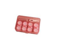 TroHollis Contact Lens Cases,Contact Lenses Case Box 5Pcs Portable Cute Contact Lense Case Transparent Solid Four Pairs High-Capacity Invisible Care Box Women Men