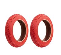 Trohollis Electric Scooter Inner Tube,Electric Scooter Tyre 10 Inches Electric Scooter Inflatable Inner Tube/Outer Tyre Uso apto para,Off Road Tyre Wheel Tube Tires(2pcs Outer red)