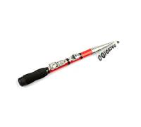Trohollis Fishing Rod,Fishing Pole Telescopic Fishing Rod Sea Short Section Telescopic Lure Rod Fishing Gear Fishing Rod Accessorie(Red-Only Fishing Rod,1.9m)