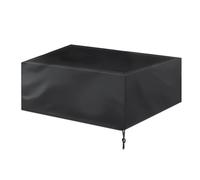 TroHollis Garden Furniture Cover,Outdoor Furniture Covers Outdoor Furniture Covers Waterproof Rain Snow Dust Wind-Proof Anti-UV Oxford Fabric Garden Lawn Patio 190T(Black,170x97x71cm)