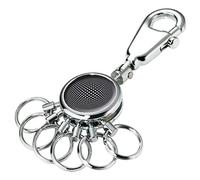 Troika Black Vision Keyring, 9 cm, Multicolour (Schwarz Weiß)