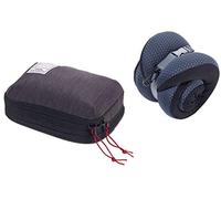 Troika BUSINESS TRAVEL PILLOW - BBG61/GY - Neck pillow in compression bag - can be rolled up to save space - Memory Foam: permanently dimensionally stable - for train, car, plane, sofa - original