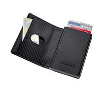 TROIKA Card Case with Removable MagSafe Sherlock Home 2-in-1 Wallet with RFID Protection Reading Protection for 6 Cards - Strong Magnet for Attaching to Mobile Phone Made of Faux Leather, Metal in