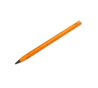 Troika Construction Endless - PEN20/NO - Multitasking pencil with sustainable endless writing tip - unbreakable, without sharpening - centimetre/inch ruler - exchangeable writing tip - neon orange