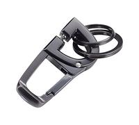 Troika D-CLICK Keyring, 6 cm, Grey (Grau)