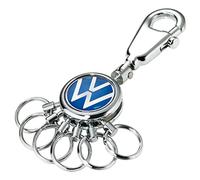 TROIKA Design Workshop Key Ring with Carabiner Clasp VW 90 x 25 x 9 mm Blue