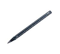 TROIKA Endless Lead Construction Endless Carbon Pencil with Centimetre / Inch Ruler Sustainable Continuous Writing Tip (Approx. 20 km) Interchangeable Aluminium Metal in Carbon Look