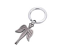 TROIKA ENGELBERT - -TB-KR22-32/GM - Keyring - cast Metal- matt - Brushed - Grey Brass, Silver-Coloured - TROIKA-Original