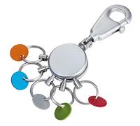 Troika Keyring, 10 cm, Silver KYR61/MC