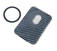 TROIKA MagSafe Card Holder with Lost and Found Service HILDECARD Carbon CODE24 for 1-2 Cards for Attaching to Smartphone with Stand Functions for Mobile Phones, Faux Leather, Carbon Look