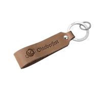 Troika Oktoberfest™ 2025 keyring with leather loop and Oktoberfest embossing 100% Made in Germany Oktoberfest 2025 keyring with patented NAIL GUARD stainless steel key ring