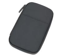 TROIKA Smart Traveller and Cable Organiser Black Tech Traveller - Front Compartment, Zip Pocket, Card Slots - Polyester, Polyurethane, Tarpaulin (Tarpaulin) - Black Original, black, 19 x 12,5 x 2,2 cm