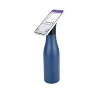 Troika thermal bottle MagSafe drinking bottle MagSafe with magnetic closure as smartphone holder STAND BY ME with 550 ml capacity, food-safe, made of stainless steel, bue