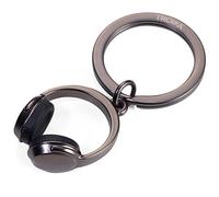 TROIKA Unisex Headphone Keyring (Pack of 1), Gunmetal Grey, 13 cm, Keyring