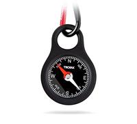 Troika WEGWEISER - COS10/BK - Keyring with compass - incl. Carabiner - PVC/acrylic/ABS/aluminium - red, black original