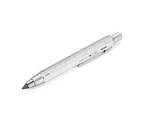 Troika "Zimmermann 5,6" Carpenter's Mechanical Pencil with Ruler and Integrated Sharpener - Silver