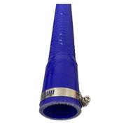 TROIOIUM ID 30-100mm Universal Silicone Flexible Hose Radiator Tube Pipe For Air Intake High Pressure High Temperature Rubber Joiner(Blue and 2 clamps,500MM_ID 30MM)