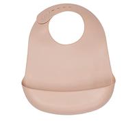 Trois Kilos Sept Baby Boys Silicone Rose Bib, Pink, One Size