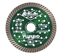 TROJAN 115mm 4.5" Professional Turbo Diamond Blade for Concrete, Stone, Granite, Hard Materials