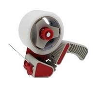 Trojan 48mm x 66m Heavy Duty Parcel Packing Tape with Robust Dispenser Gun | Pack of 6 Rolls | Strong Adhesive | Ideal for Shipping, Storage & Moving | Available in Clear, Buff, Fragile (Clear)