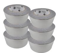 Trojan Aluminium Tape (50mm x 45m), Highly Adhesive Aluminium Foil Tape, Insulation Tape For Insulating And Sealing Ducts & pipes, Heat Resistant, Silver, Water Proof Foil Insulation Tape (6)