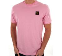 Trojan Badged Plain T-shirt Pink