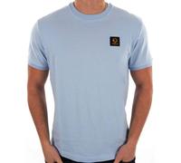 Plain Badged T-Shirt Powder XL