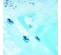 Trojan Baths Silver Effect 12 Jet Air Spa With Led Lights