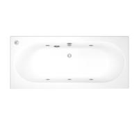 Trojan Baths Whirlpool Silver Effect 6 Jet Bath Spa System