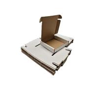 Trojan C7 White 101 x 101 x 20mm Royal Mail Large Letter PIP Postal Mailing Box (Pack of 10)