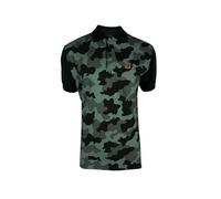 Trojan Camo Panel Pique Polo TR/8873 M Black